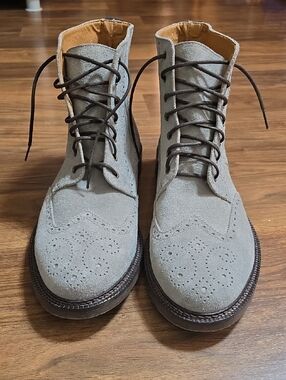 Walk London Darcy Suede Brogue Boot